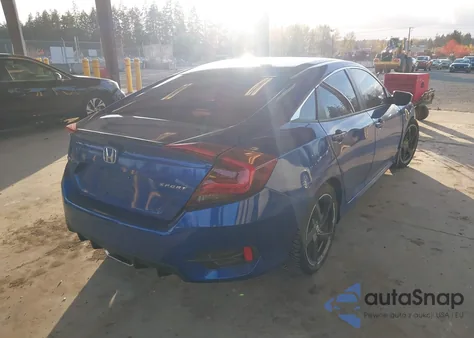 2020 Honda Civic Sport from USA, damaged, VIN 2HGFC2F80LH554473